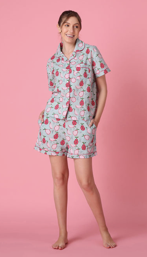 Dragonfruit Shorts PJ Set