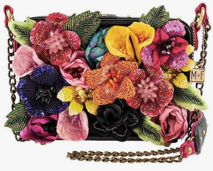 Blooming Beauty Embellished Floral Crossbody Handbag