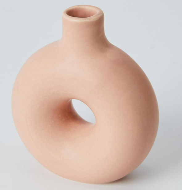 Mini Pink Donut Vase