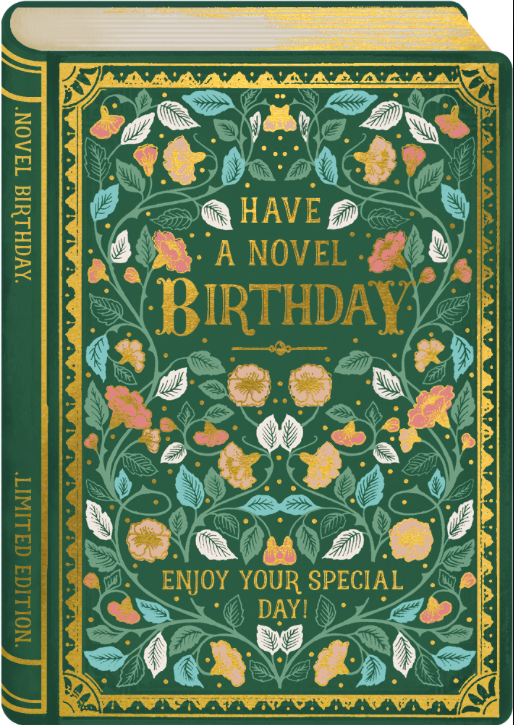 Story Book – Have a novel birthday enjoy your special day! Card