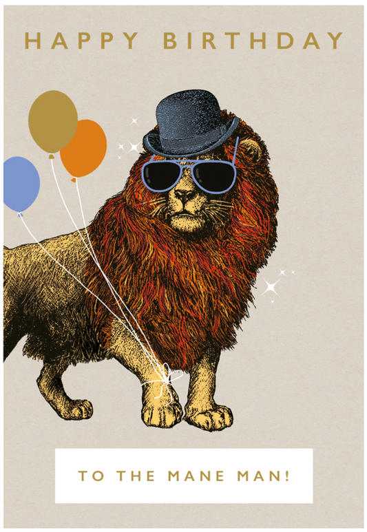 Rock on! – Happy birthday to the mane man! – Lion