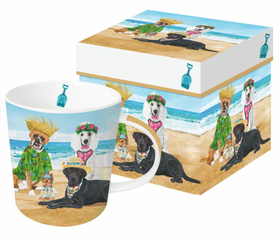 Dogs' Beach Party- Mug in a Box (Copy)