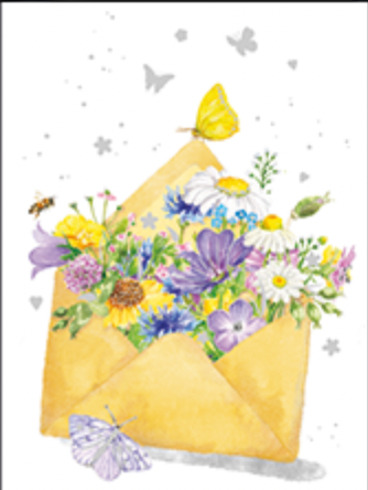 Envelope of Flowers - Mini card