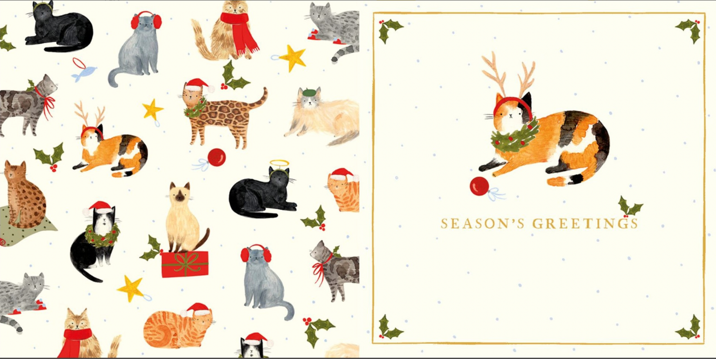 Holiday Cats- Set of 10