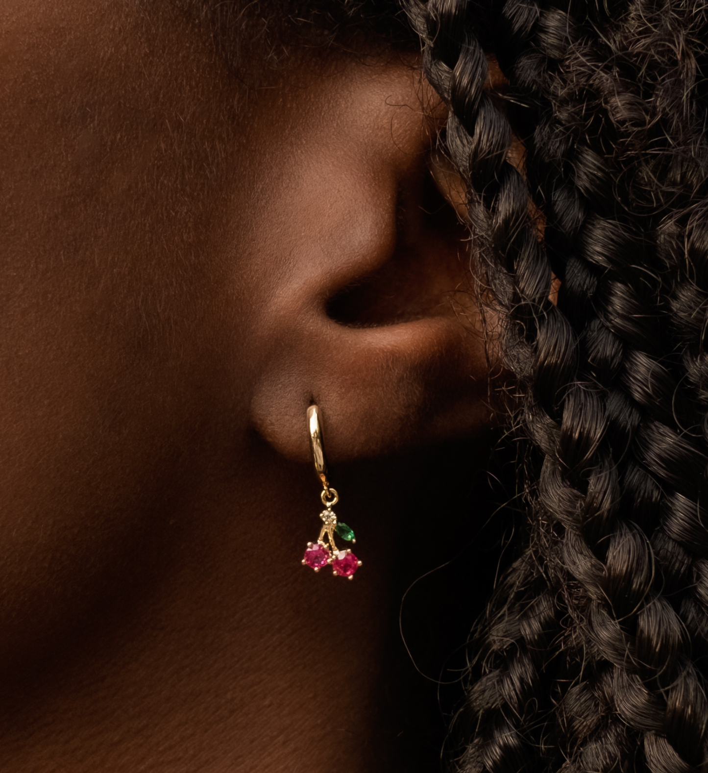 Cherry Drop Earrings