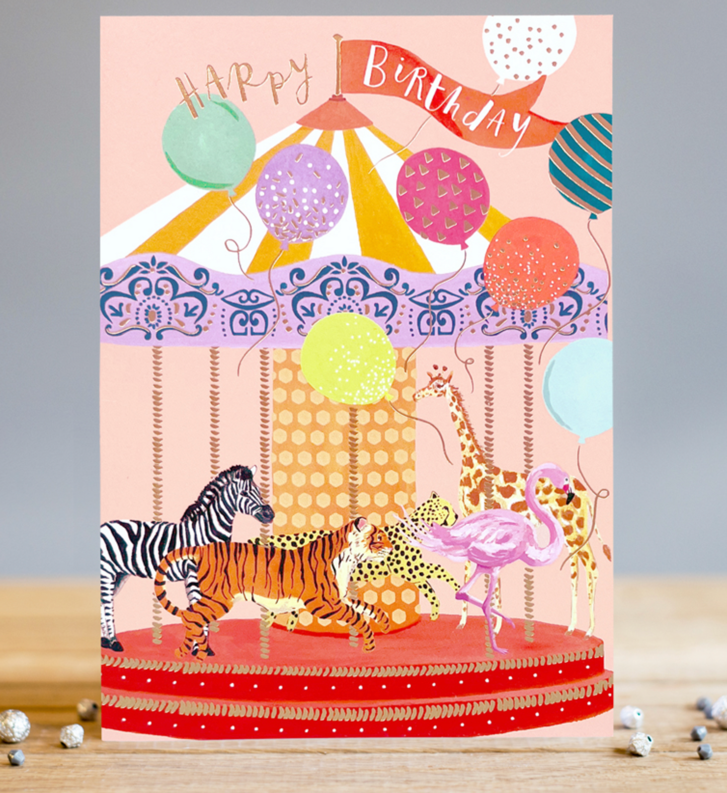 Happy birthday – Carousel - Card