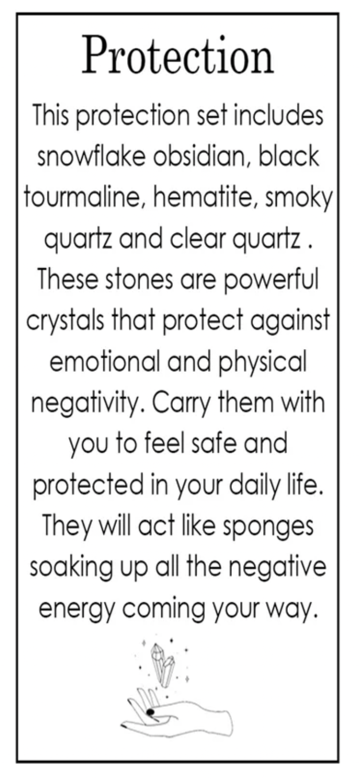 Protection- Healing Crystal Set
