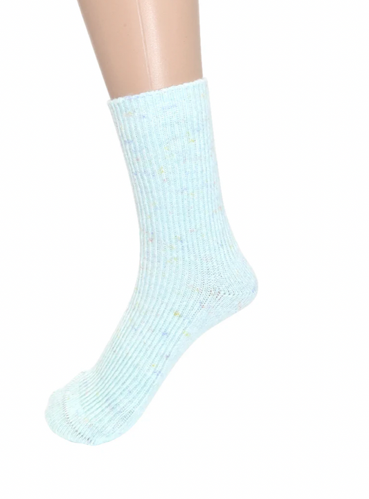 Sky Speckle Crew Sock
