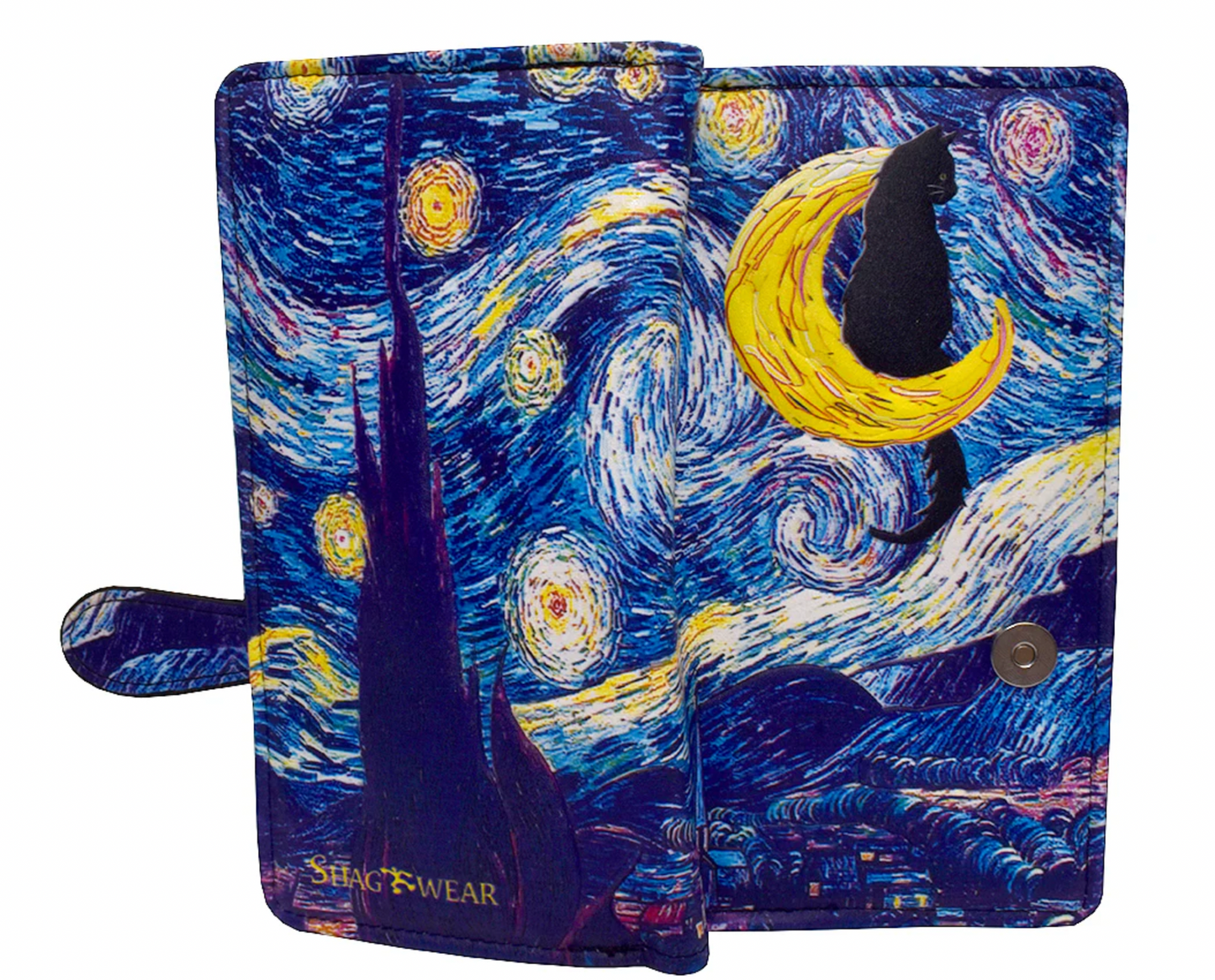 Van Gough Cat Wallet - Large
