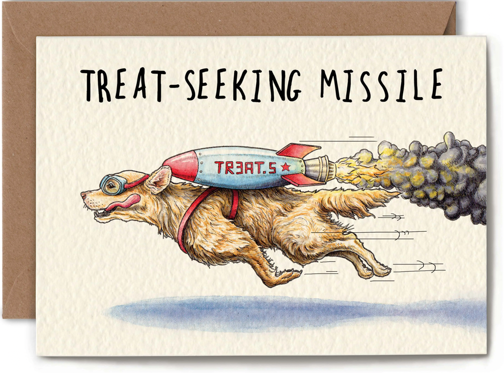 Treat-seeking missile - Dog