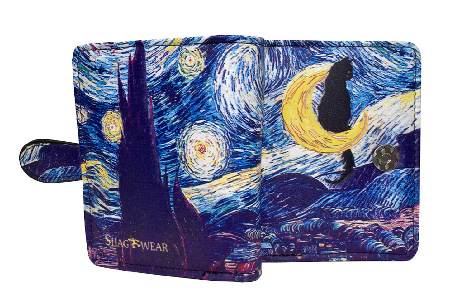 Van Gough Cat Wallet - Small