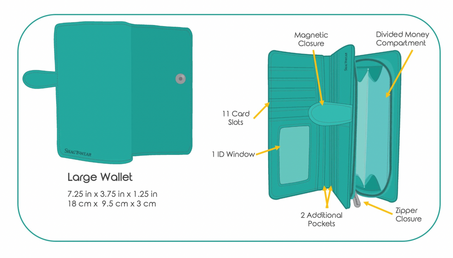 Van Gough Cat Wallet - Large