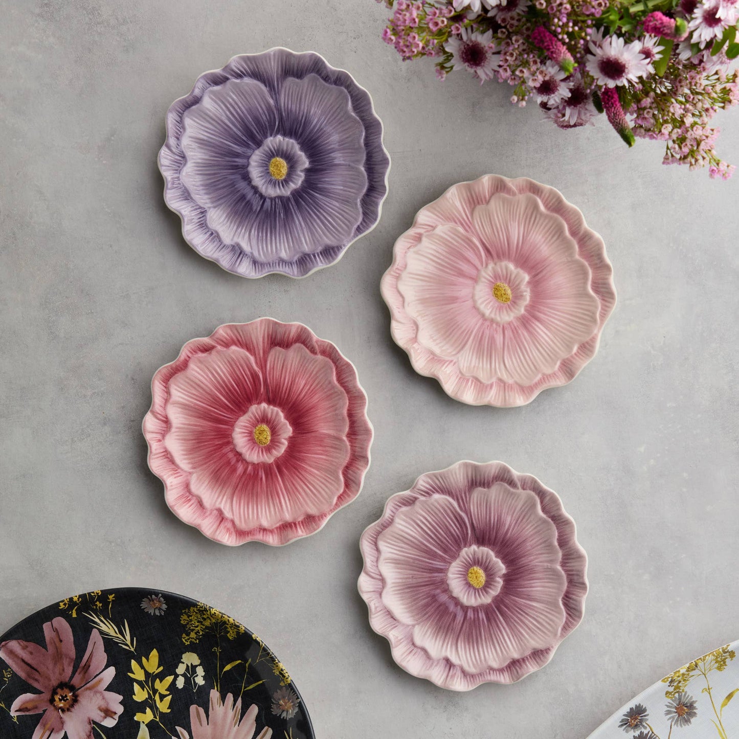 Wildflower Dessert Plate
