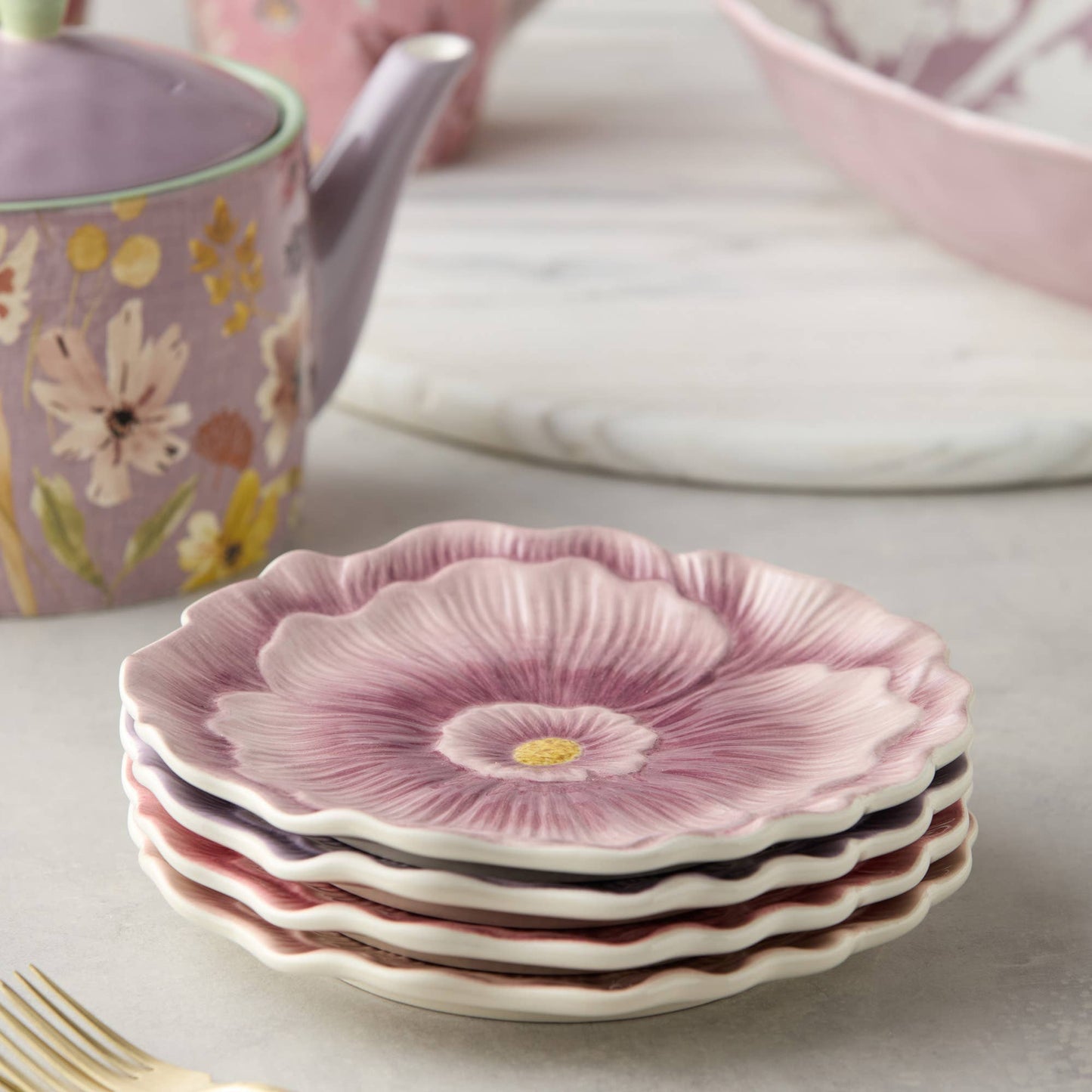 Wildflower Dessert Plate