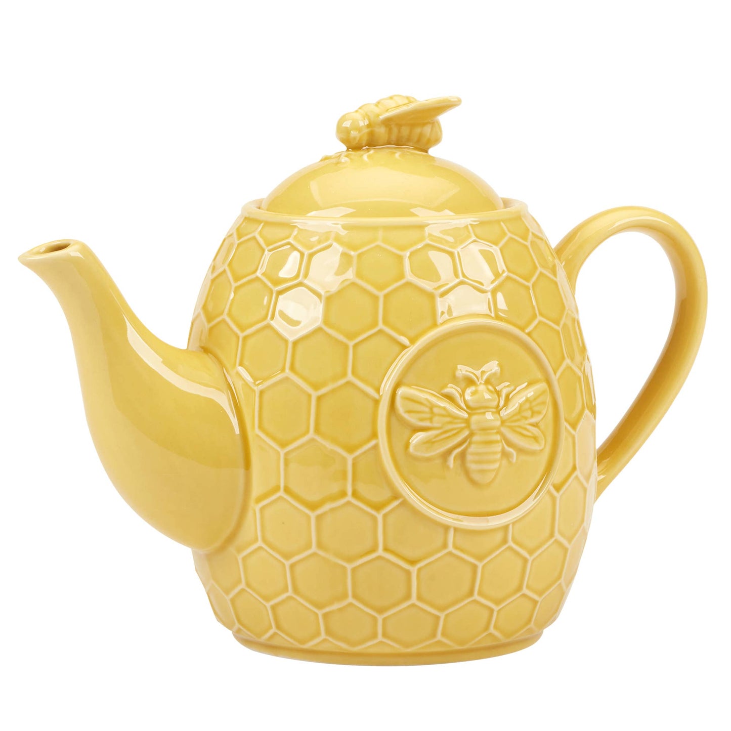 French Bees Embossed Honeycomb Teapot 40 oz.