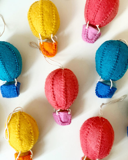 Felt Hot Air Balloon Decoration