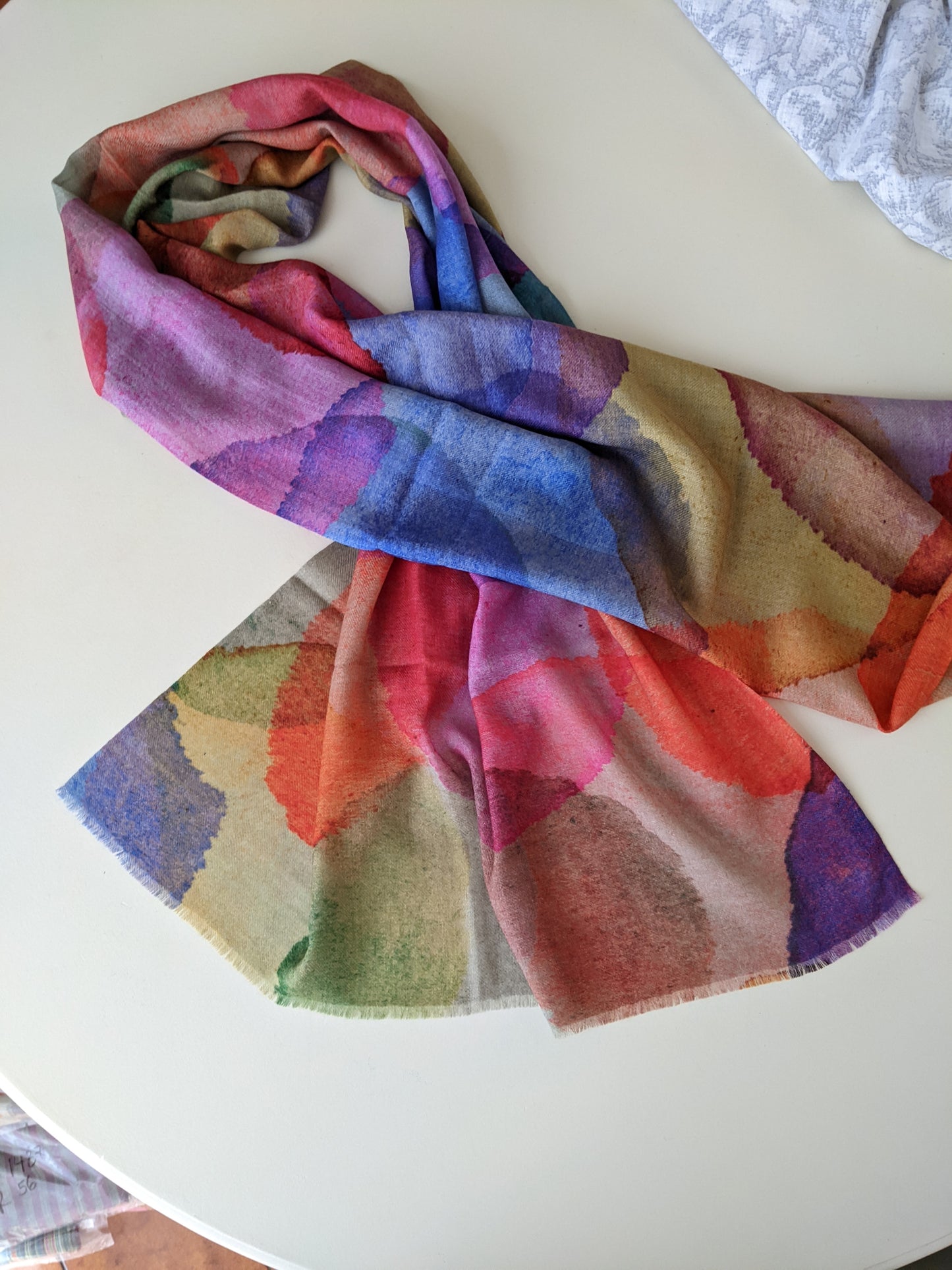 Watercolour Clouds Scarf