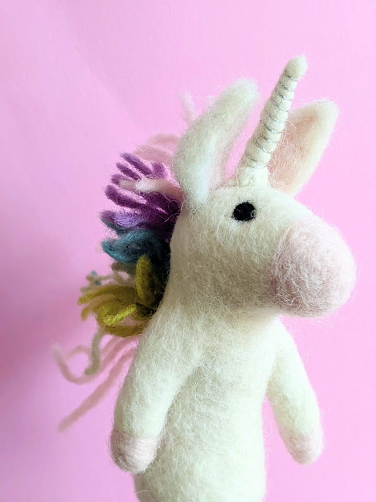 Unicorn Finger Puppet