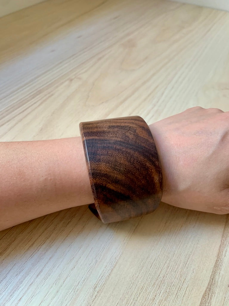 Modern Wood Cuff Bracelet