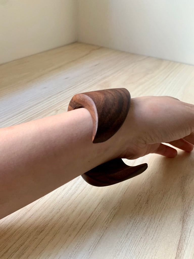 Modern Wood Cuff Bracelet