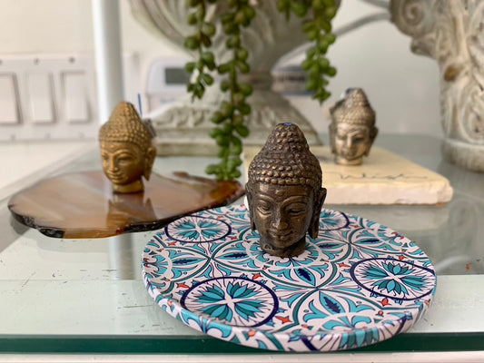 Buddha Head Incense Holder