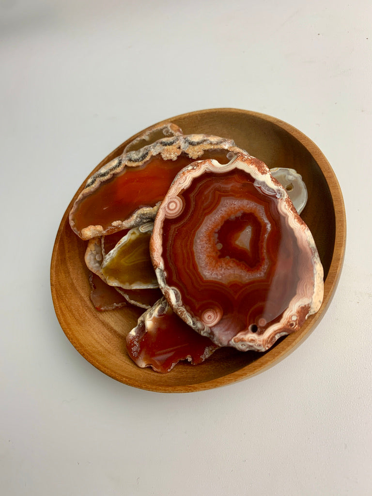 Agate Slice Red