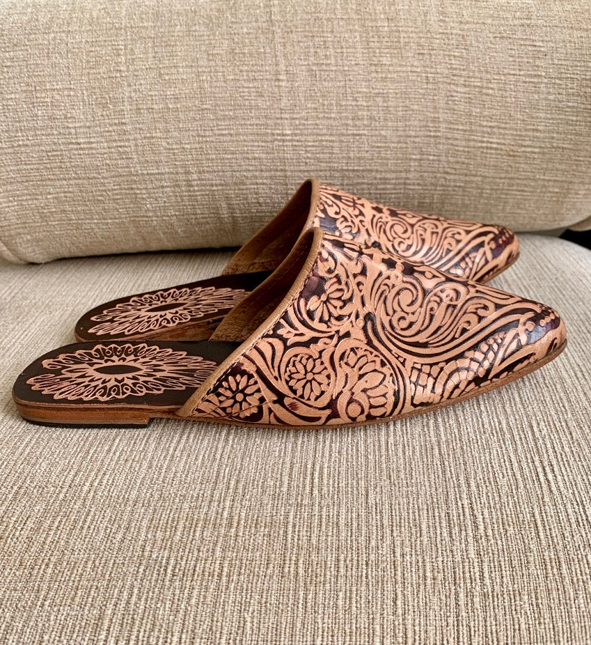 Leather Slipper Shoe