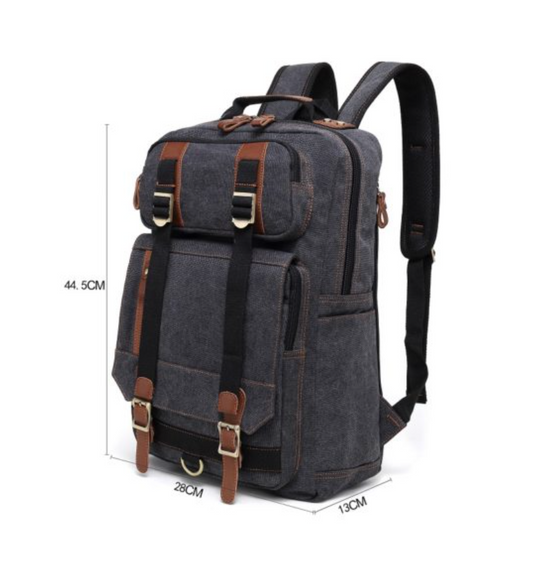 Across the Universe Backpack- Charcoal