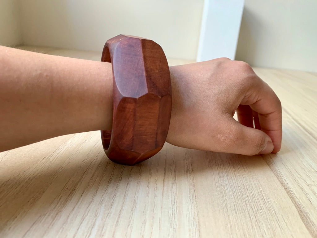 Geometric Wood Bracelet