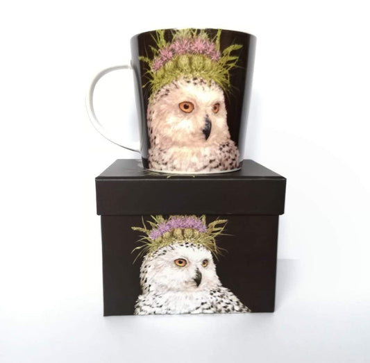 Snow Queen Owl Mug