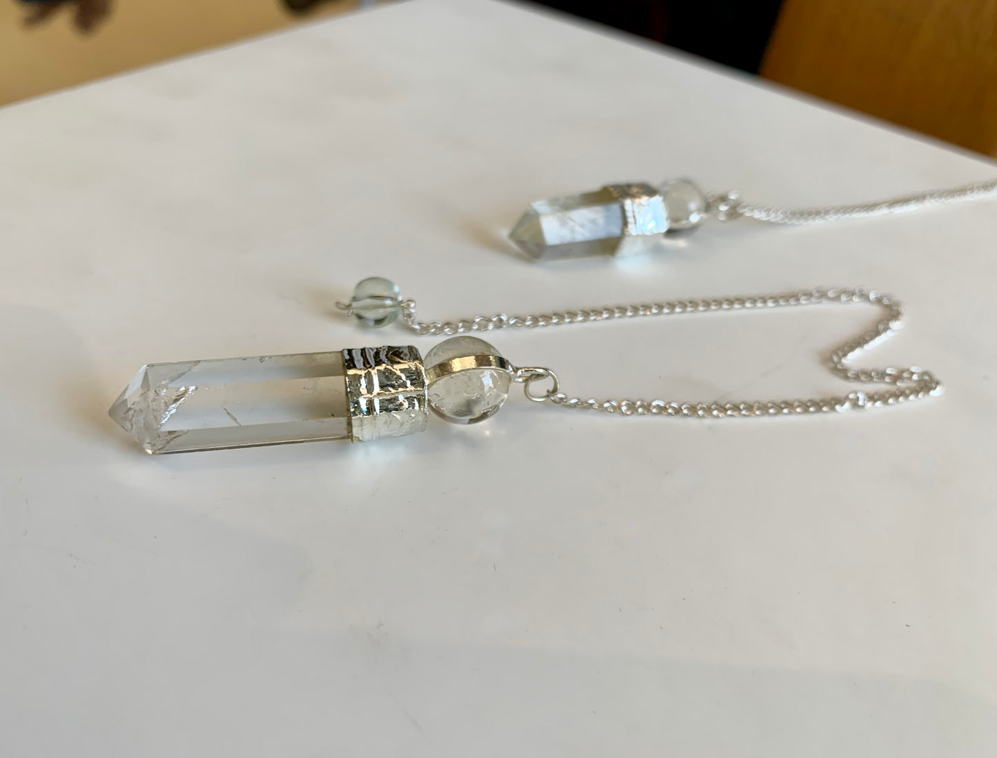 Clear Quartz Pendulum