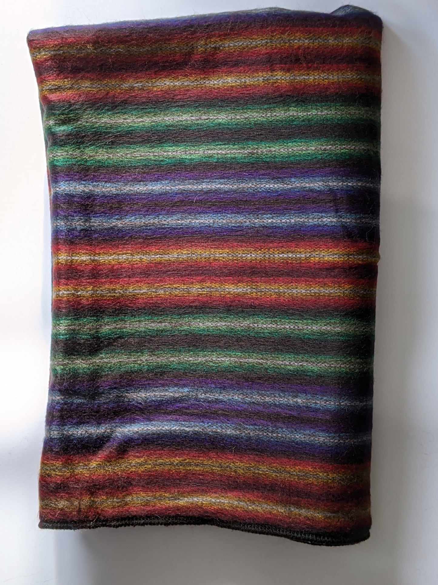 Earth Tone Stripe Throw