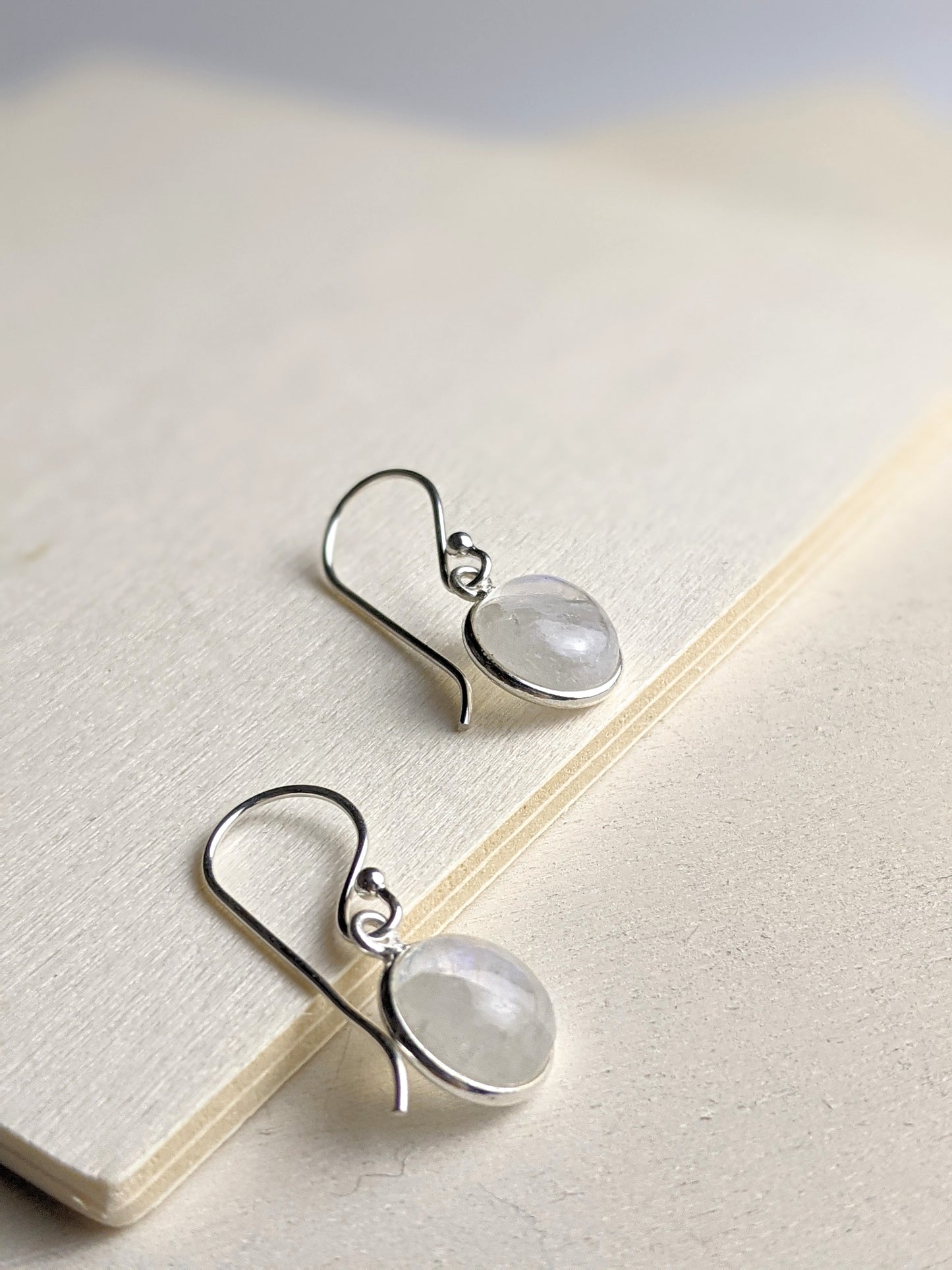 The Classic Drop Earring -Moonstone