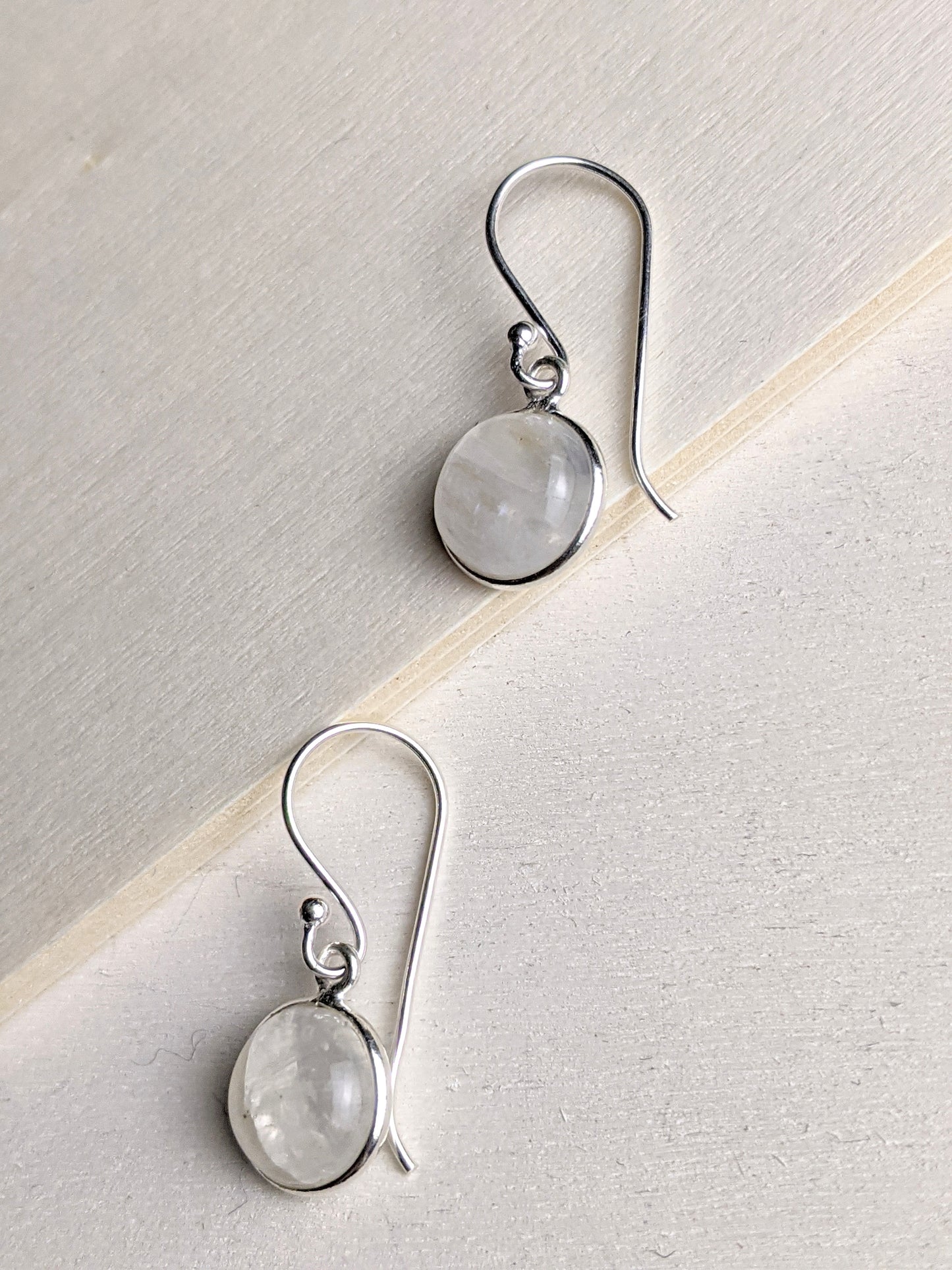 The Classic Drop Earring -Moonstone