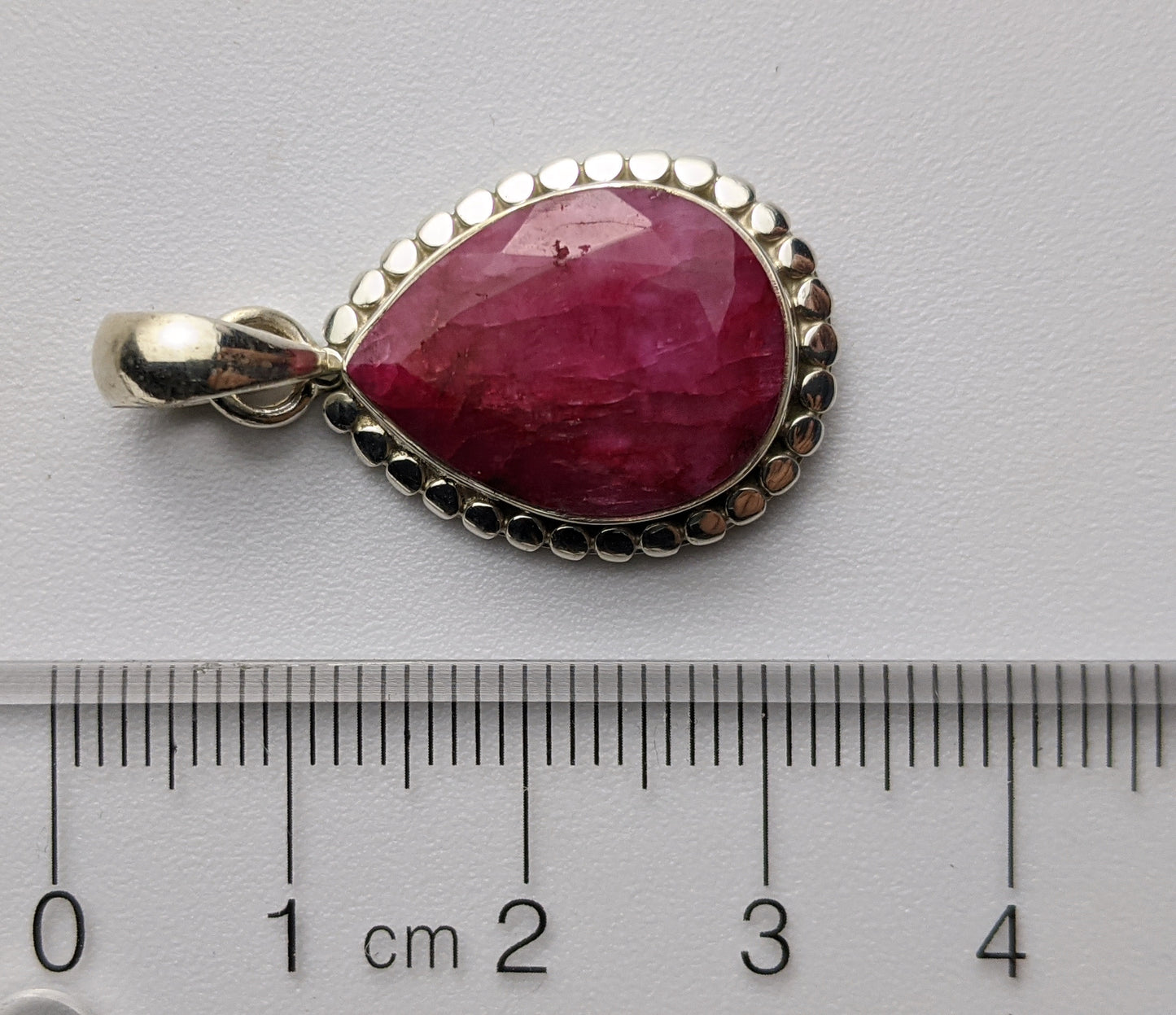 Esme Ruby Teardrop Pendant