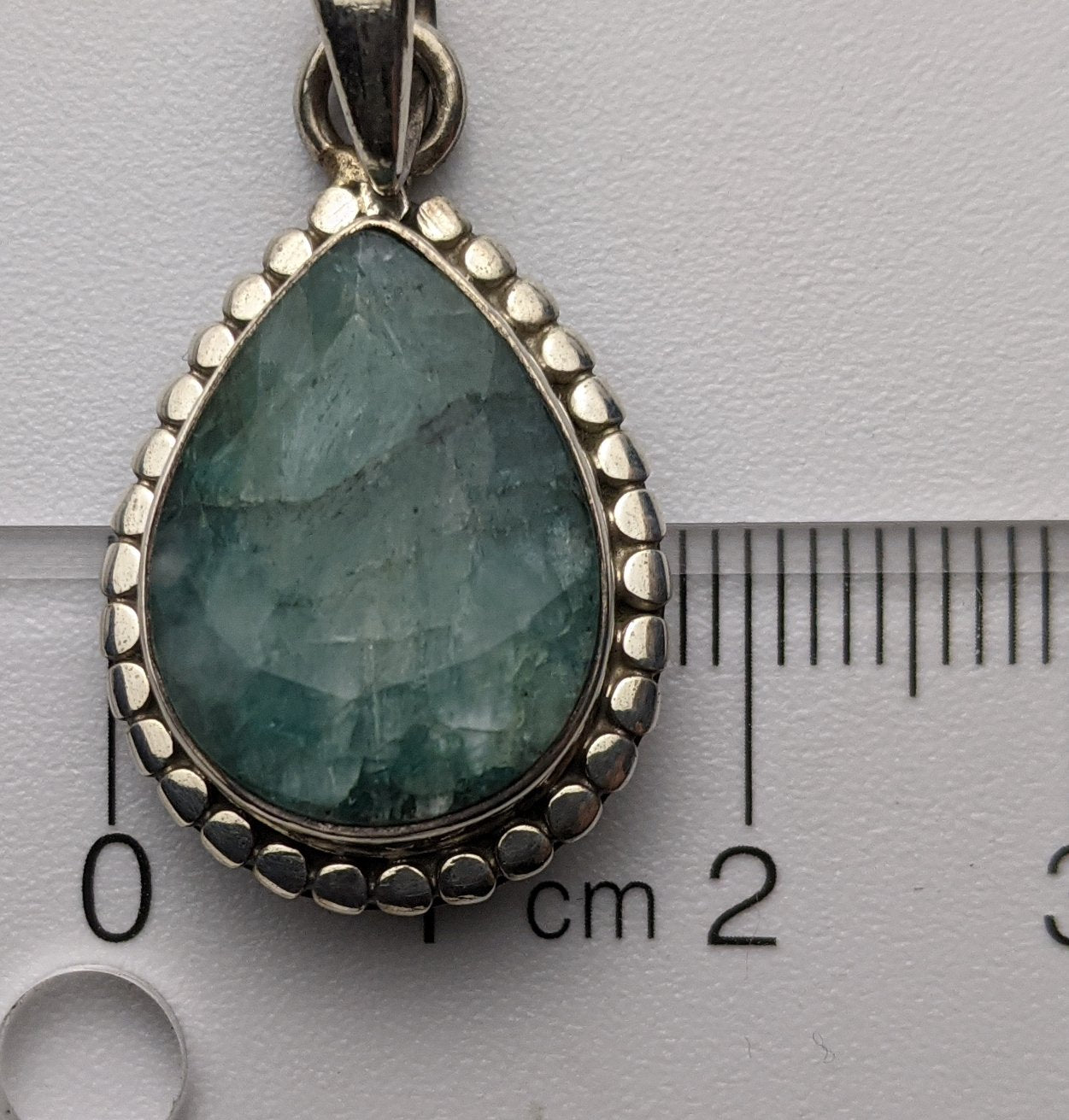 Esme Emerald Teardrop Pendant