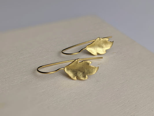 Gold leaf Earrings
