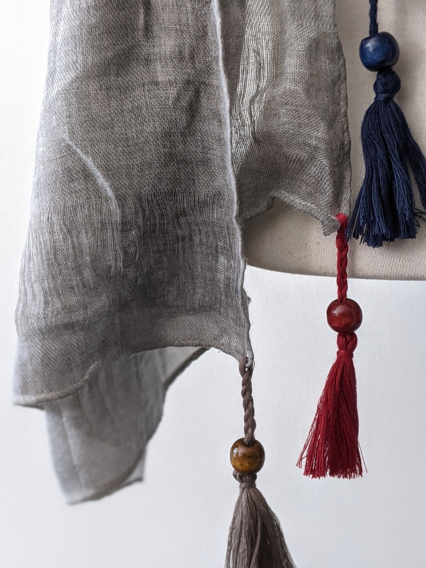 The Travellers Scarf- Light Grey