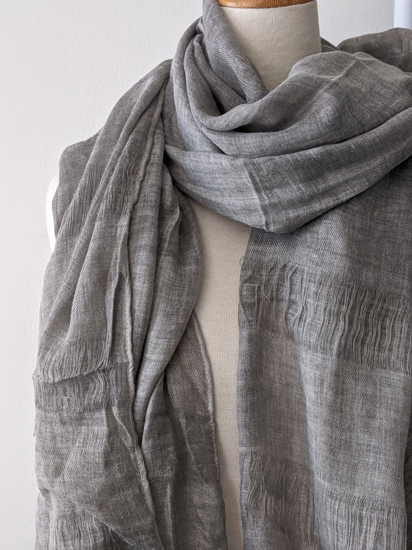 The Travellers Scarf- Light Grey