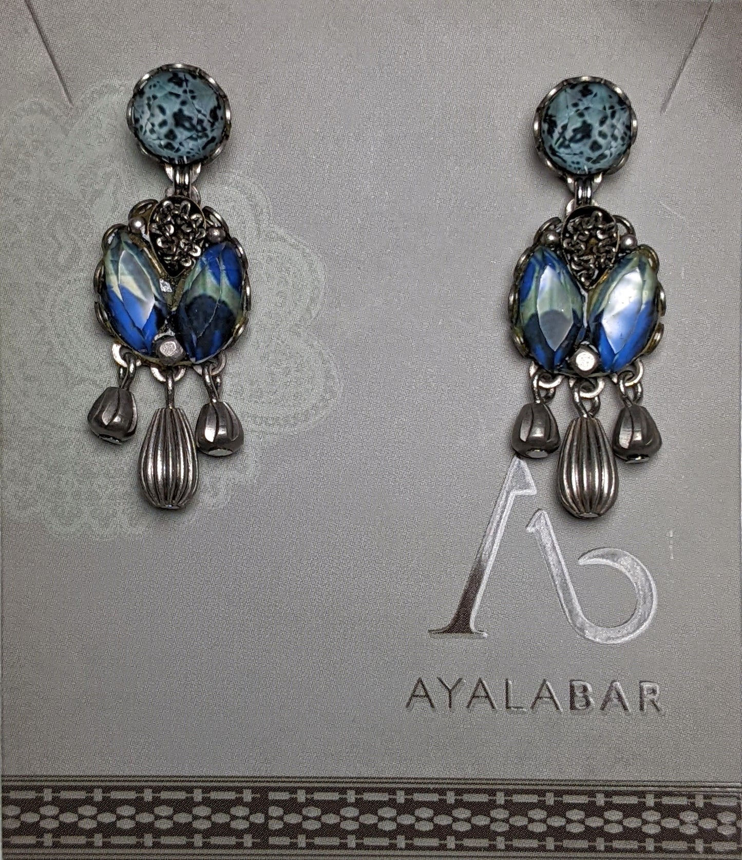 Menelaus Blue Earrings