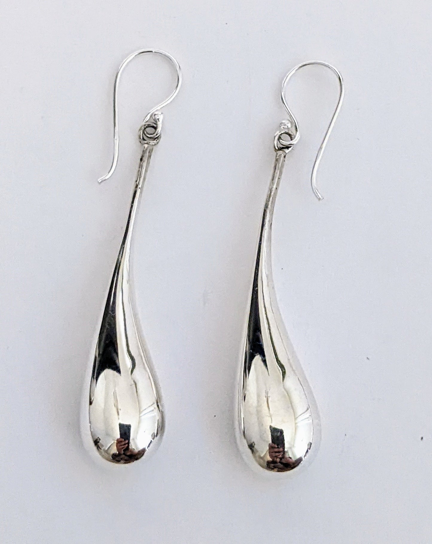 Caramel Silver Drop earring