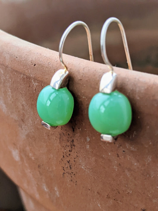 Prehnite Earring