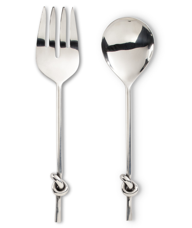 Salad Servers with Knot Handle