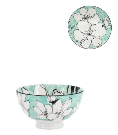 Sakura Bloom- Porcelain 8 oz 4.5" Diameter Bowl