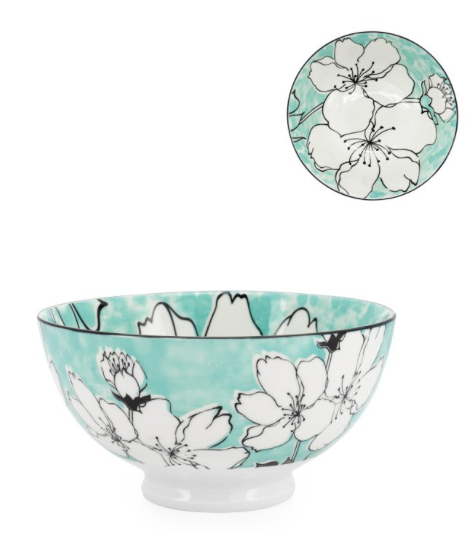 Sakura Bloom- Porcelain 22 oz 6" Diameter Bowl