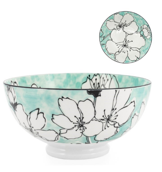 Sakura Bloom- Porcelain 56oz 8" Diameter Bowl
