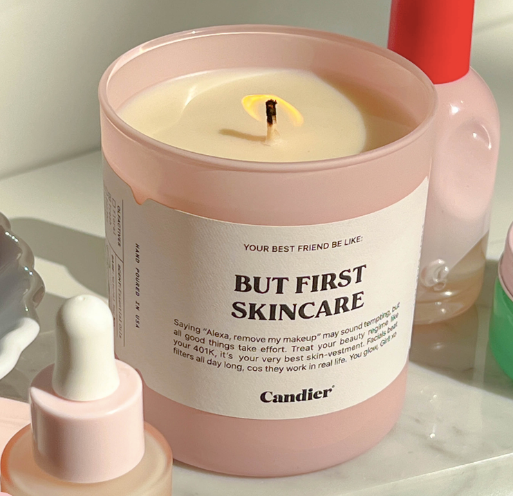 BUT FIRST SKINCARE CANDLE