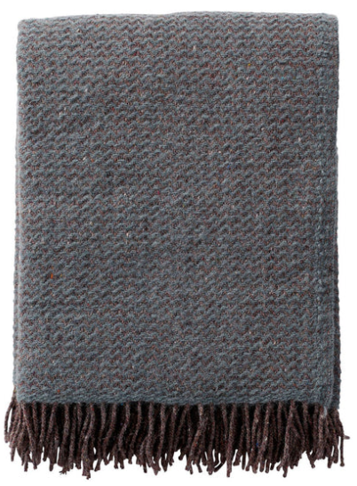Dusty Green Recycled Wool & Lambswool Throw