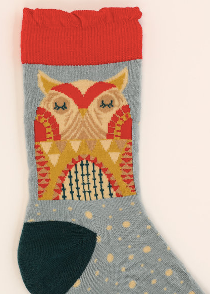 Owl by Moonlight Ankle Socks - Ladies