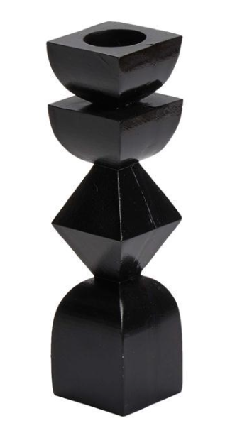 Stacked Geo Candlestick, 5.5"